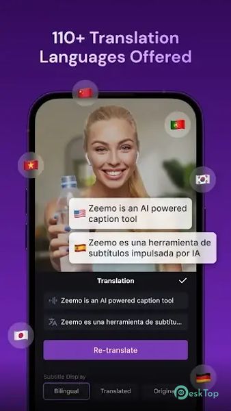Zeemo: AI Captions & Subtitles 4.12.1 APK MOD Unlocked (Full) Free Download