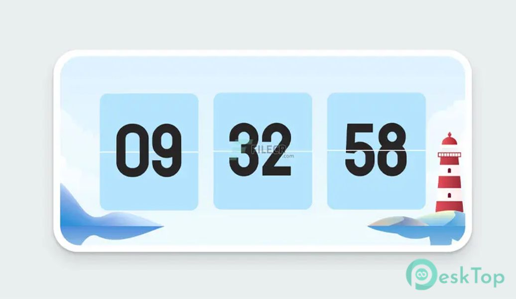 Fliqlo – flip clock, zen clock