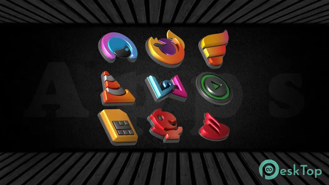 Auric Dark 3d Icon Pack 2.2.8 APK MOD Descarga gratuita completa