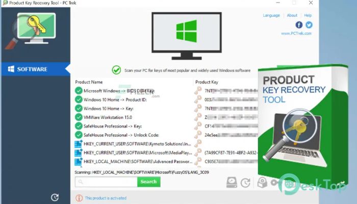 Download Product Key Recovery Tool  1.0.0 Free Full Activated