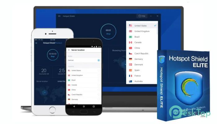 Hotspot Shield VPN 12.9.3 Tam Sürüm Aktif Edilmiş Ücretsiz İndir