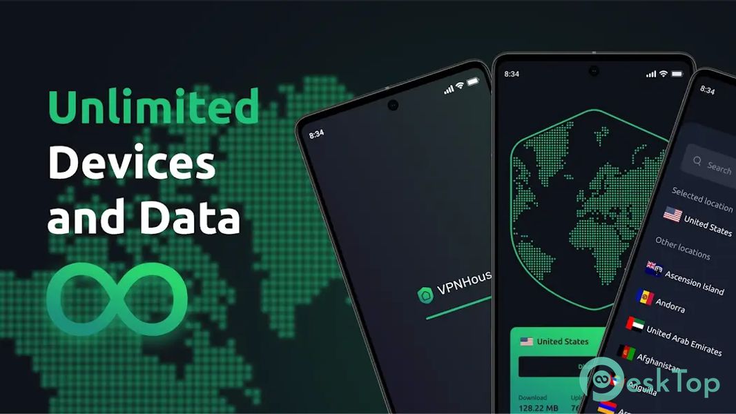 VPNHouse - Super Fast VPN App 2.3.6 APK MOD フル無料ダウンロード