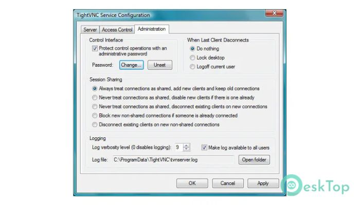 تحميل برنامج TightVNC 2.8.63 برابط مباشر