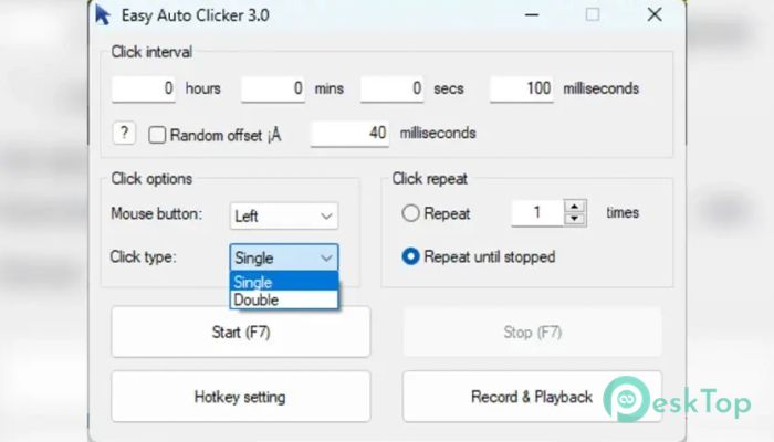 تحميل برنامج Easy Auto Clicker 1.0 برابط مباشر