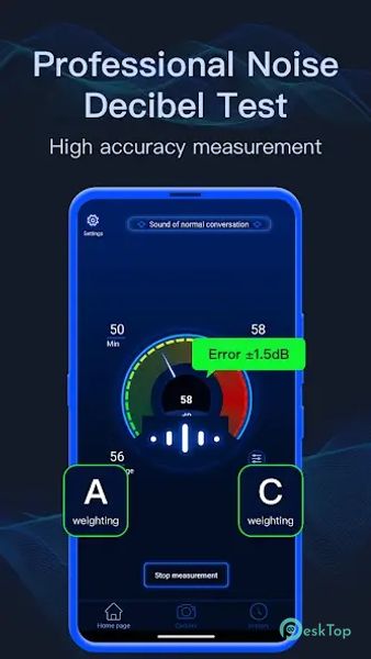 Decibel Meter-Sound Noise Test 1.6.4 APK MOD フル無料ダウンロード