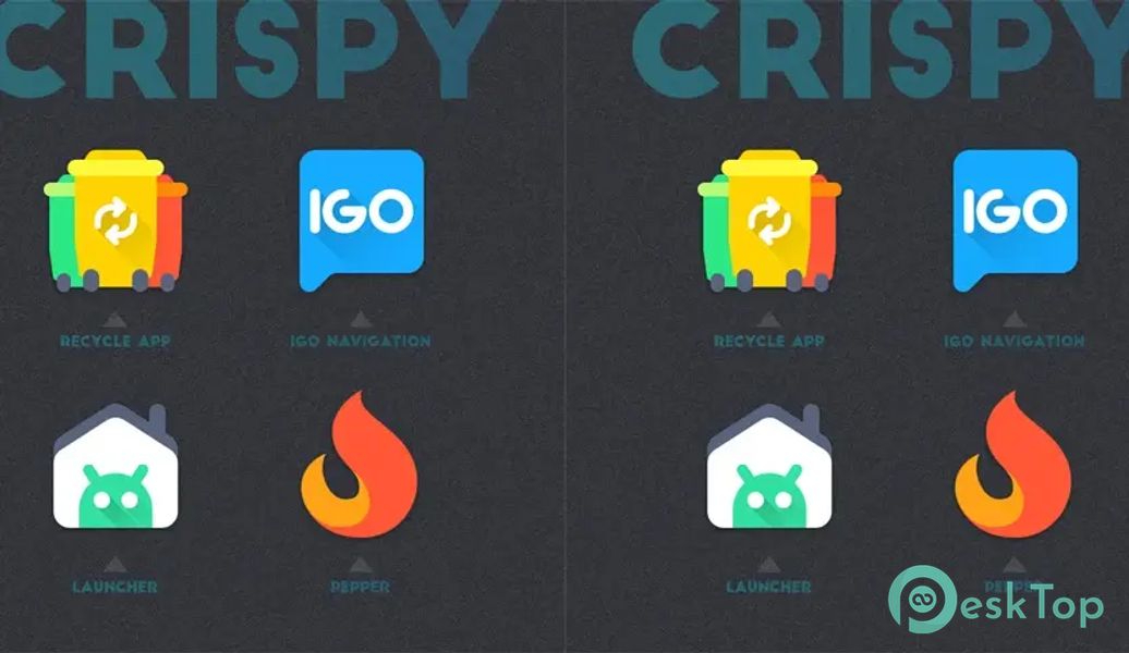 Crispy Icon Pack 4.3.5 APK MOD フル無料ダウンロード