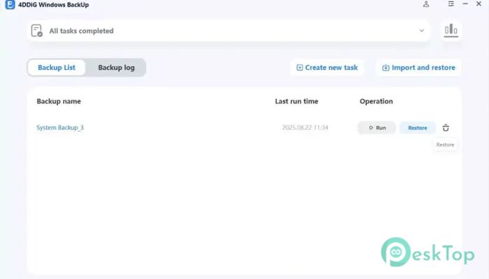 تحميل برنامج Tenorshare 4DDiG Windows Backup 1.1.1.2 برابط مباشر