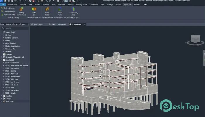 ALPHA BIM Formwork Area 1.0.4 Tam Sürüm Aktif Edilmiş Ücretsiz İndir