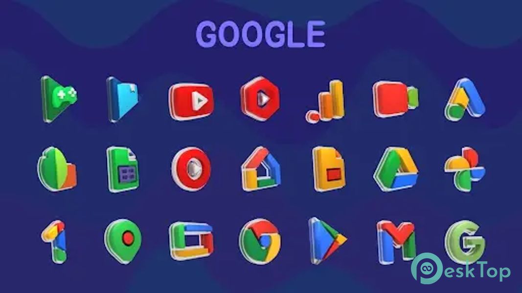 Glasstic 3D Icon Pack 12.0 APK MOD フル無料ダウンロード