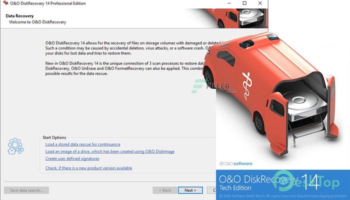 Download O&O DiskRecovery Professional / Admin / Technician Edition 14.1.145 Free Full Activated