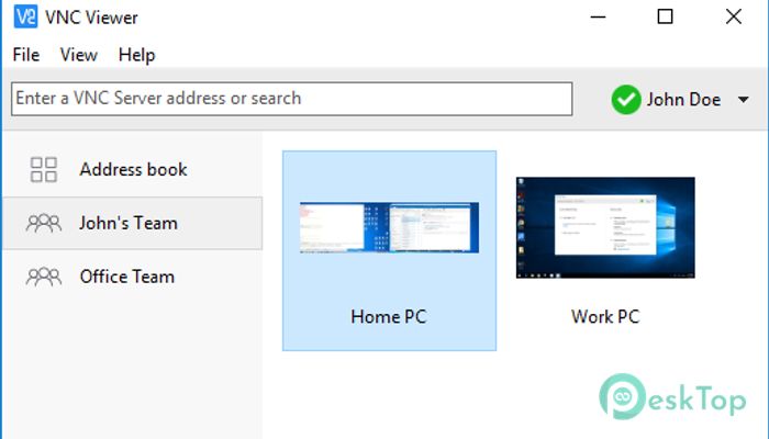 RealVNC VNC Viewer 6.19.107 Tam Sürüm Aktif Edilmiş Ücretsiz İndir