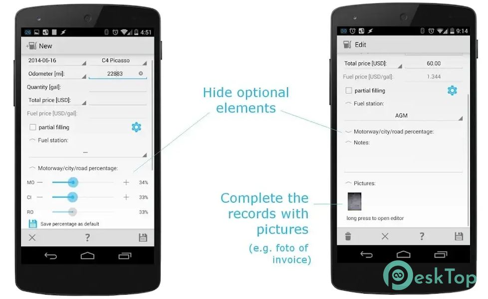 Car-costs and fuel log PRO 3.9.8.4 APK MOD Unlocked (Full) Free Download
