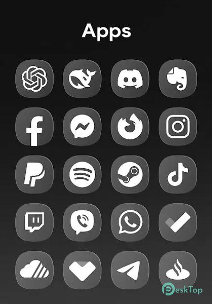 OneGlass 8 - Icon Pack 1.3.3 APK MOD Unlocked (Full) Free Download