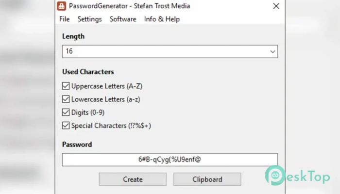  تحميل برنامج Stefan Trost PasswordGenerator 1.0.0 برابط مباشر