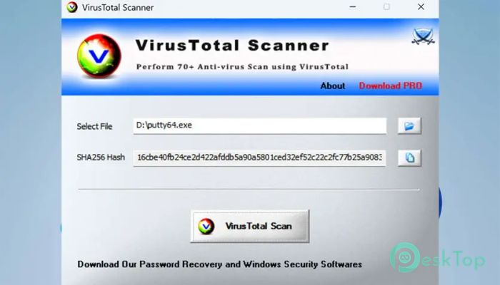 VirusTotal Scanner  8.0 Tam Sürüm Aktif Edilmiş Ücretsiz İndir