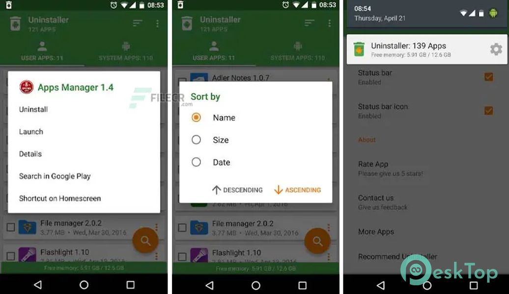 Uninstaller 2.33 APK MOD Unlocked (Full) Free Download