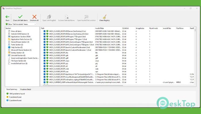 Descargar TweakNow RegCleaner 1.0.1 Completo Activado Gratis