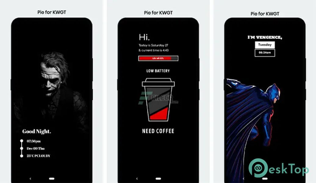 Pie for KWGT 4.1 APK MOD Tam Ücretsiz İndir