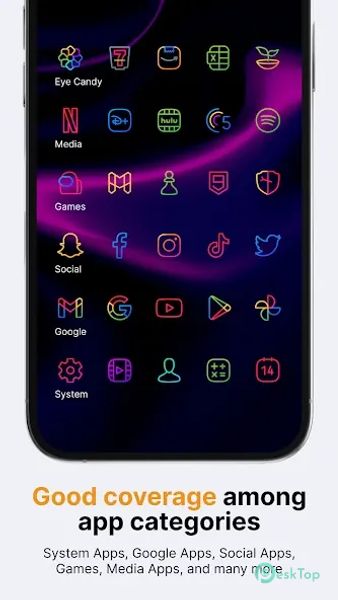 Caelus: linear icon pack 5.3.5 APK MOD تحميل مجاني كامل