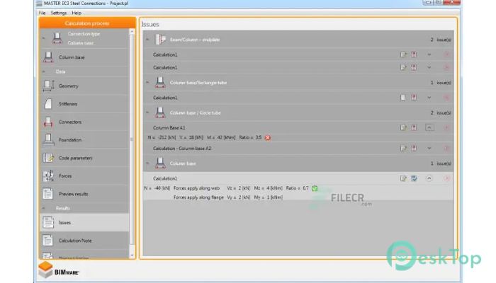 BIMware MASTER EC3 Steel Connections