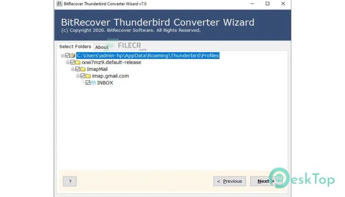 Download BitRecover Thunderbird Converter Wizard  7.2 Free Full Activated
