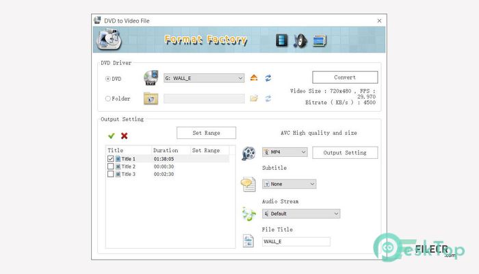 Download Format Factory 5.11.0 Free Full Activated