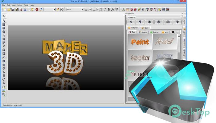 Download Aurora 3D Text & Logo Maker  Free Full Activated
