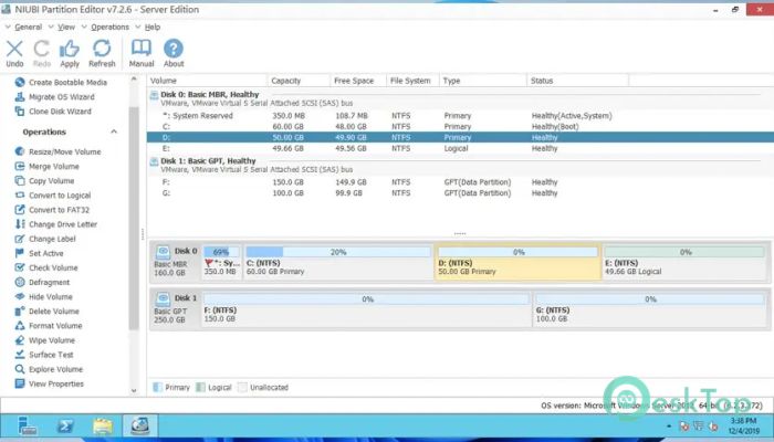 Télécharger NIUBI Partition Editor 10.0 Server WinPE Gratuitement Activé Complètement