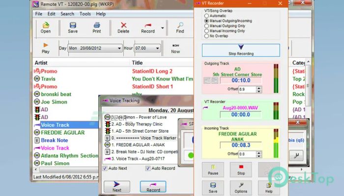 下载 StationPlaylist VT Server 6.0.0.3 免费完整激活版