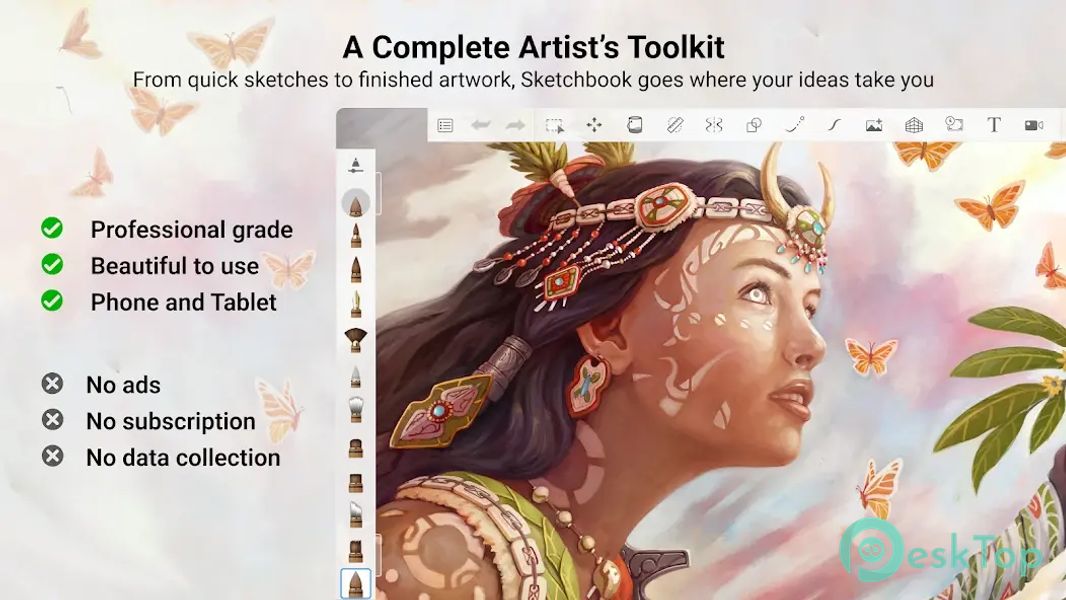 Sketchbook 6.1.1.454093 APK MOD Полная бесплатная загрузка