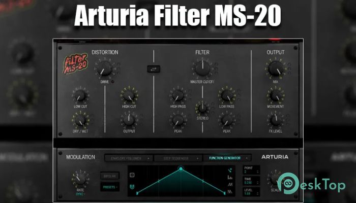 Arturia Filter MS-20 1.0.0 Tam Sürüm Aktif Edilmiş Ücretsiz İndir