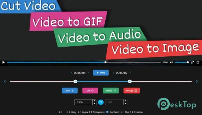 下载 Timecode Video to JPG, GIF, MP3, MP4, SRT 1.0 免费完整激活版