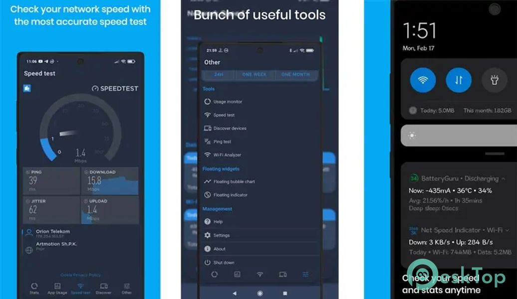 Internet Speed – Speed test v1.7.23 APK MOD मुफ्त पूर्ण डाउनलोड