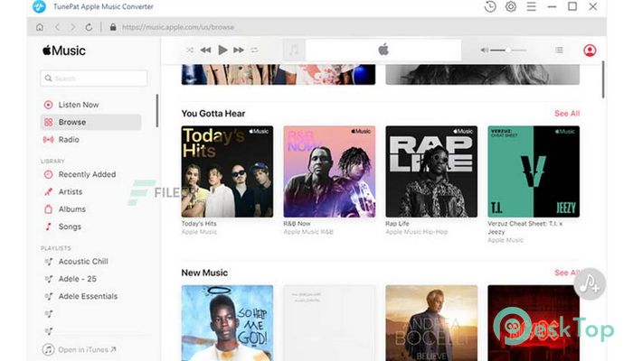 Télécharger TunePat Apple Music Converter 1.4.0 Gratuitement Activé Complètement