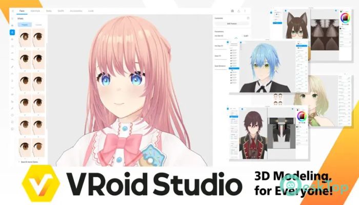 VRoid Studio 2.3.1 Tam Sürüm Aktif Edilmiş Ücretsiz İndir