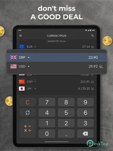 Currency Converter Plus0 3.4.0 APK MOD Unlocked (Full) Free Download