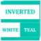 Inverted White Teal Icon Pack