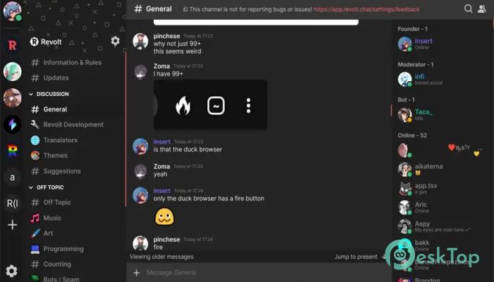 تحميل برنامج Revolt Chat 1.0.6 برابط مباشر