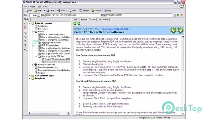 WinCHM Pro 5.525 download the last version for apple