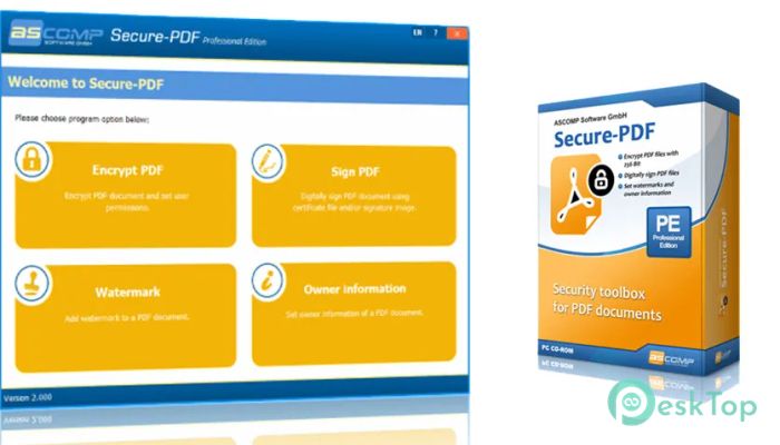 تحميل برنامج Secure-PDF Professional 2.003 برابط مباشر