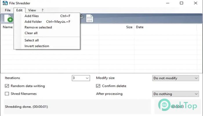 Alternate File Shredder 1.0 Tam Sürüm Aktif Edilmiş Ücretsiz İndir