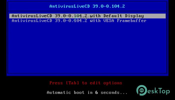 下载 Antivirus Live CD 39.0-0.104.2 免费完整激活版
