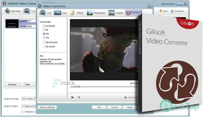 Télécharger GiliSoft Video Converter Discovery Edition 11.3 Gratuitement Activé Complètement