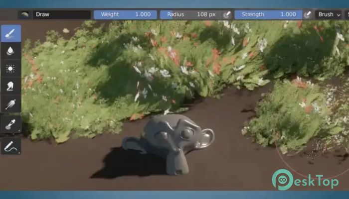Superhive Market - Stylized Animated Grass - Grass Paint