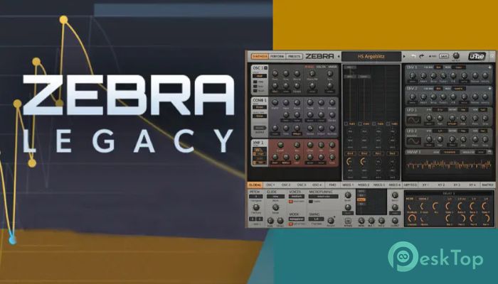 Скачать U-he Zebra Legacy v2.9.3 полная версия активирована бесплатно