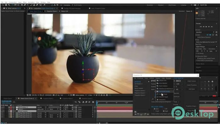 Download Aescripts Projection 3D  4.2.04 for After Effects Free Full Activated