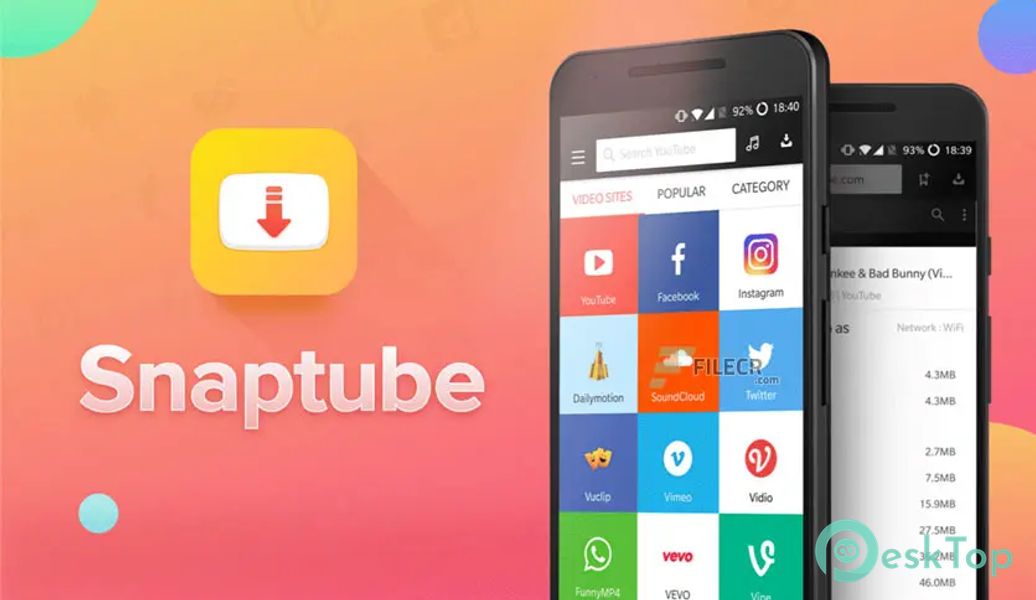 SnapTube - YouTube Downloader 7.33.1.73374401 Beta APK MOD Полная бесплатная загрузка