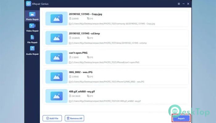 Descargar iSunshare XRepair Genius 3.0.1.6 Completo Activado Gratis