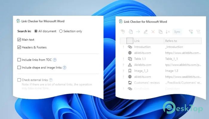 Descargar Ablebits Link Checker for Word 4.3.473.2144 Completo Activado Gratis