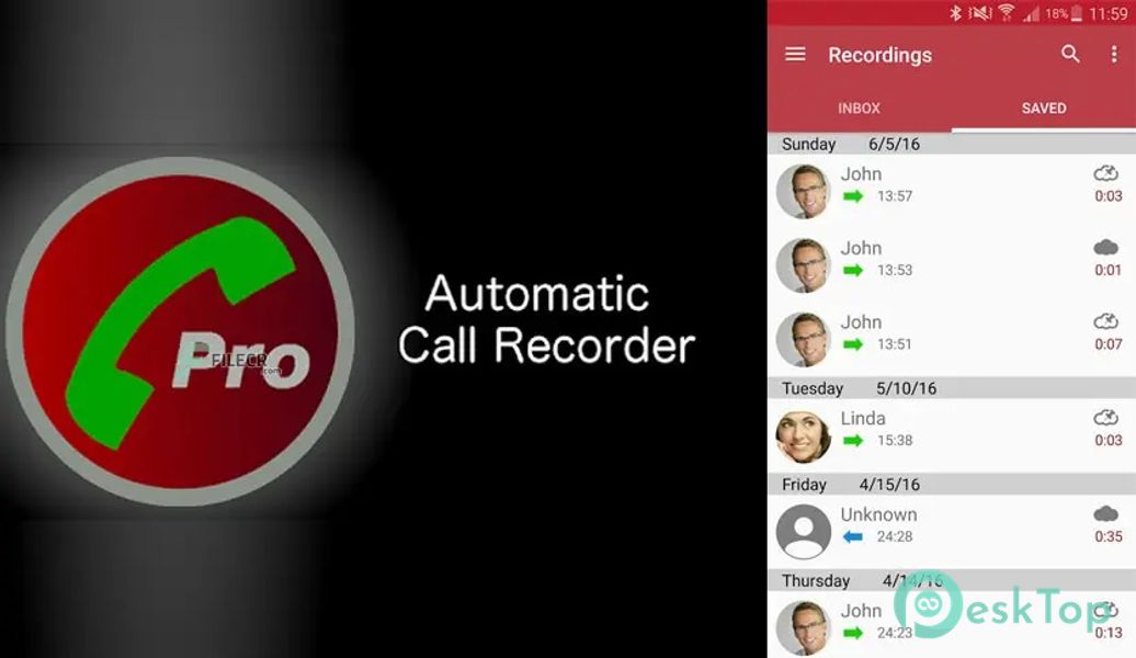 Automatic Call Recorder Pro v6.08.4 APK MOD Tam Ücretsiz İndir